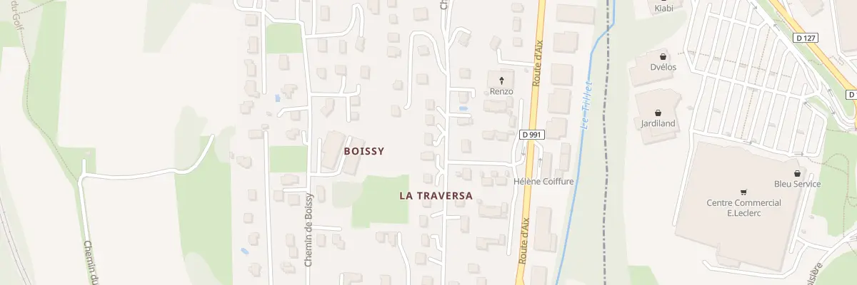 Plan du 203 Che de la Traversa à Viviers-du-Lac