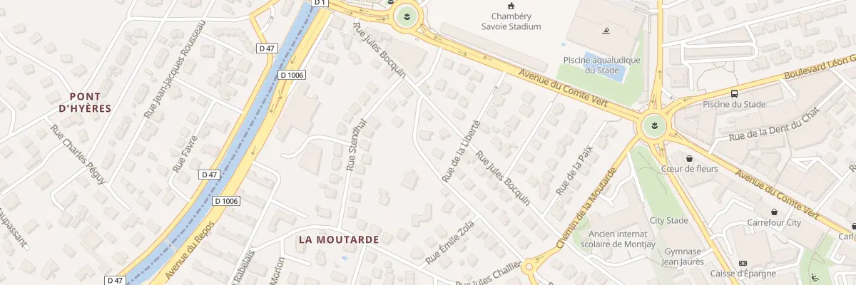 Plan du 166 Rue Argentine à Chambéry