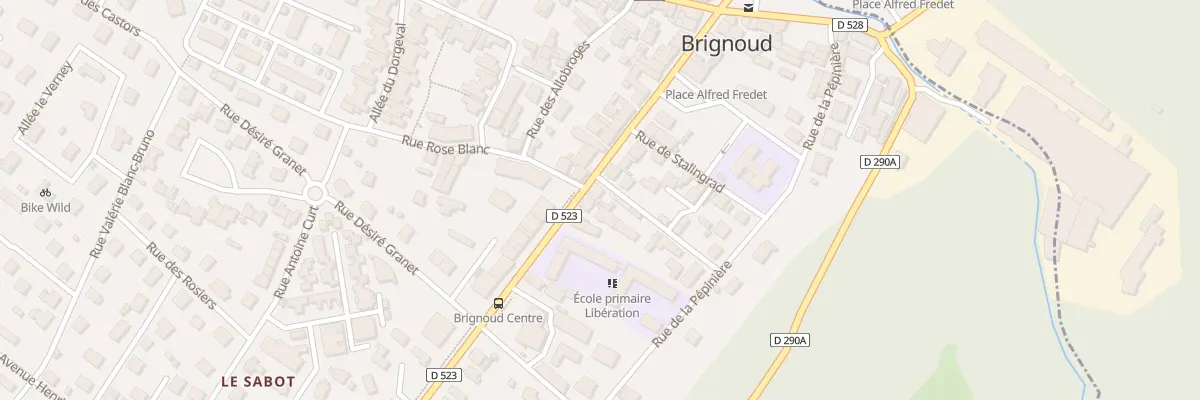 Plan du 21 Bd de la Libération à Villard-Bonnot