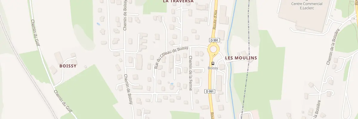 Plan du 220 Rue du coteau de boissy à Viviers-du-Lac