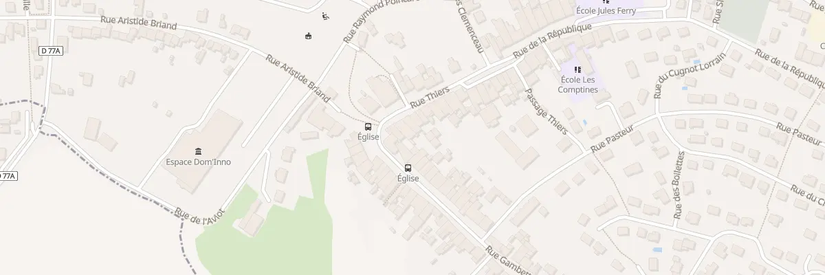 Plan du 35 Rue Thiers à Dommartin-lès-Toul