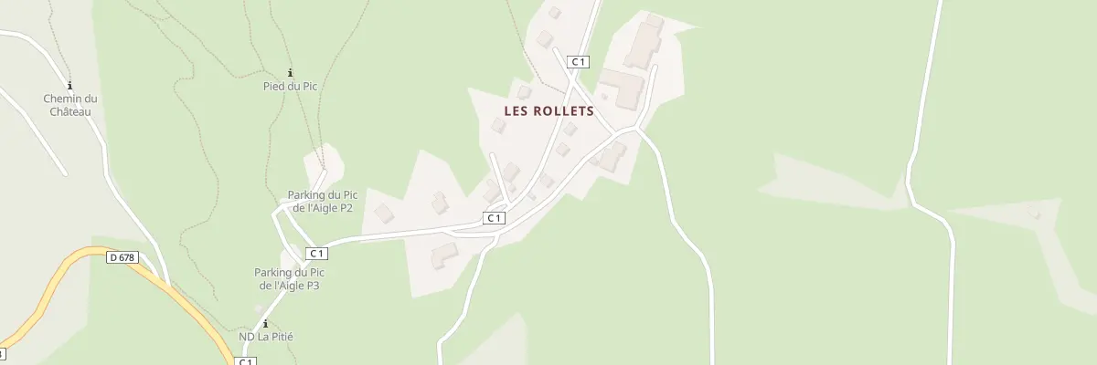 Plan du 4 Ham des Rollets à La Chaux-du-Dombief