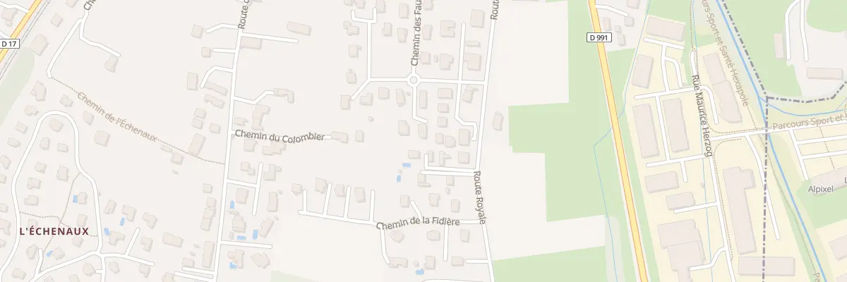 Plan du 37 Che des Mésanges à Viviers-du-Lac
