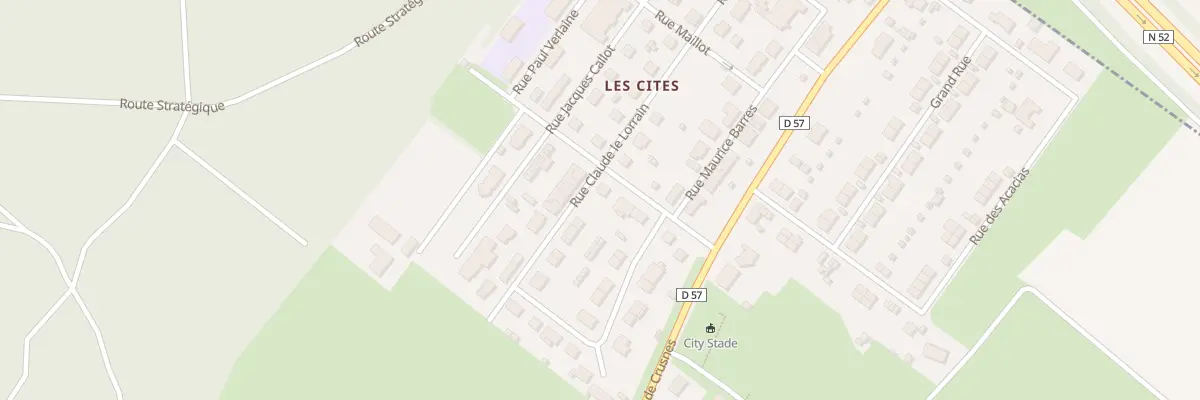 Plan du 7 Rue de Goncourt à Errouville