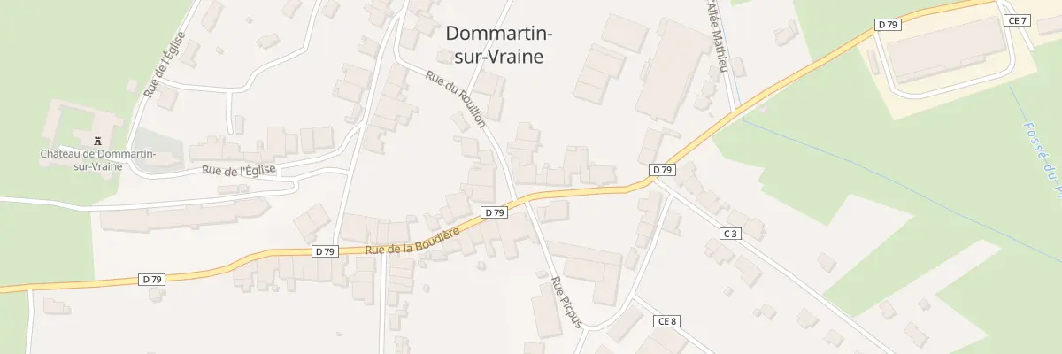 Plan du 22 Rue Du Rouillon à Dommartin-sur-Vraine