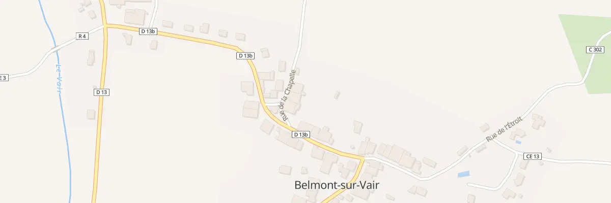 Plan du 30 Rue de la Chapelle à Belmont-sur-Vair