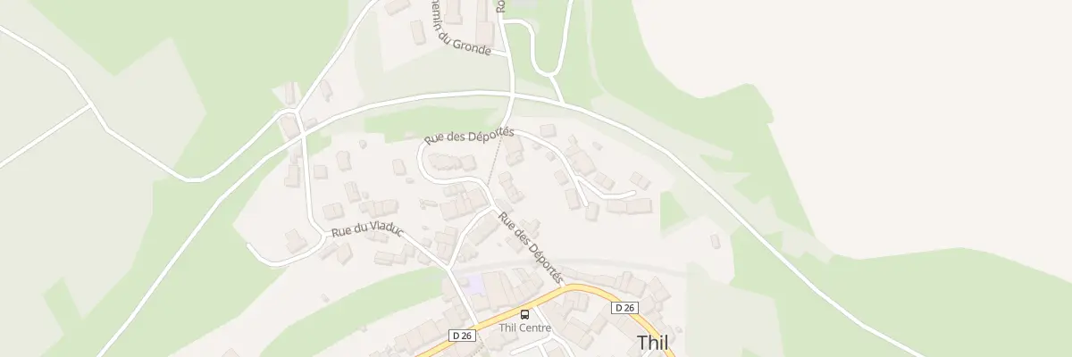 Plan du 7 Rue des Déportés à Thil