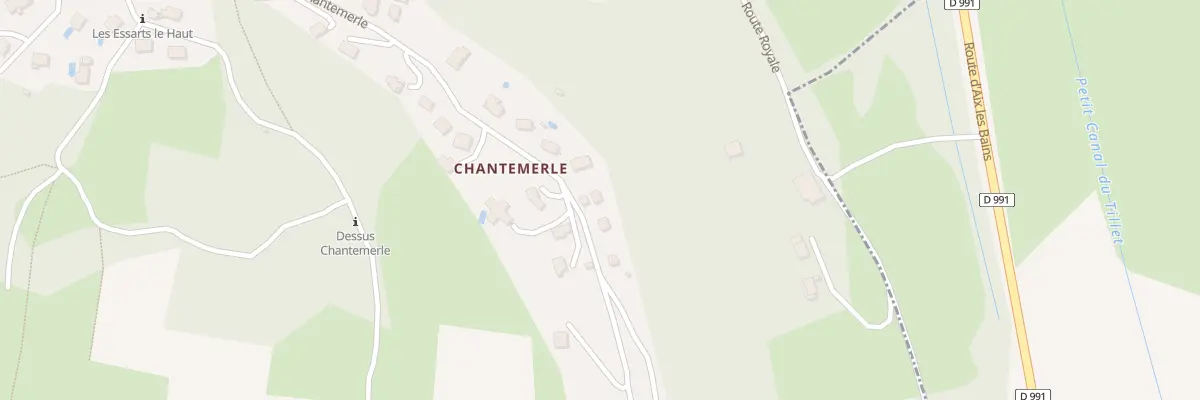 Plan du 387 Che de Chantemerle à Viviers-du-Lac