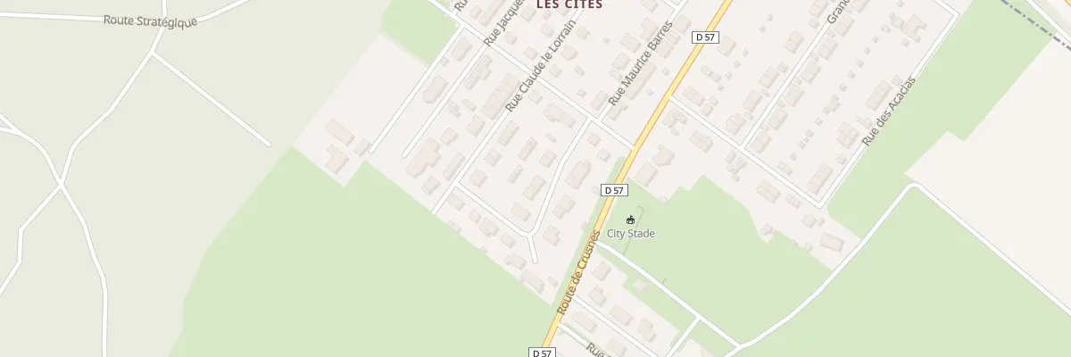 Plan du 6 Rue Marechal Lyautey à Errouville