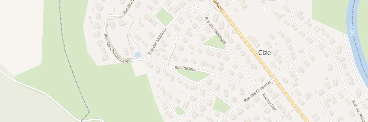 Plan du 12 Rue Pasteur à Cize