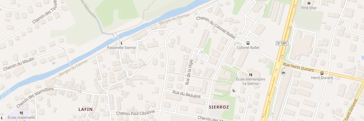Plan du 34B Che de Viborgne à Aix-les-Bains