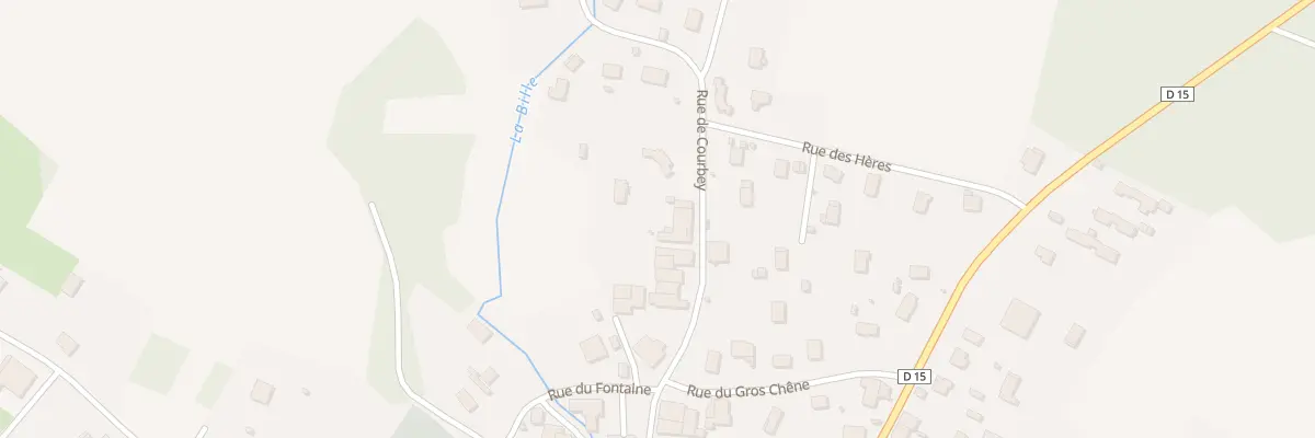 Plan du 15 Rue de Courbey à Chambornay-lès-Pin
