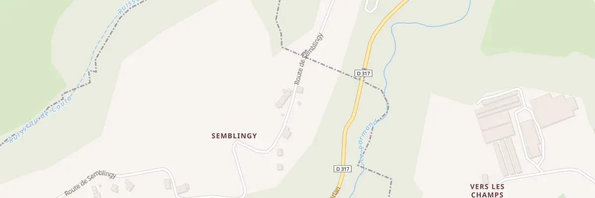 Plan du 765 Rte de Semblingy à Lornay