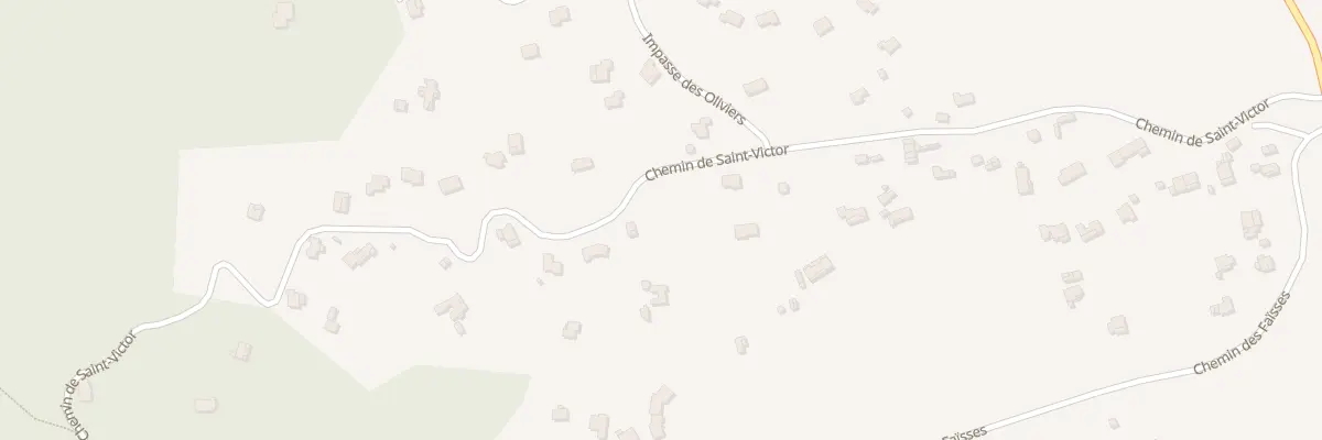 Plan du 5193 Saint Victor à Mazaugues