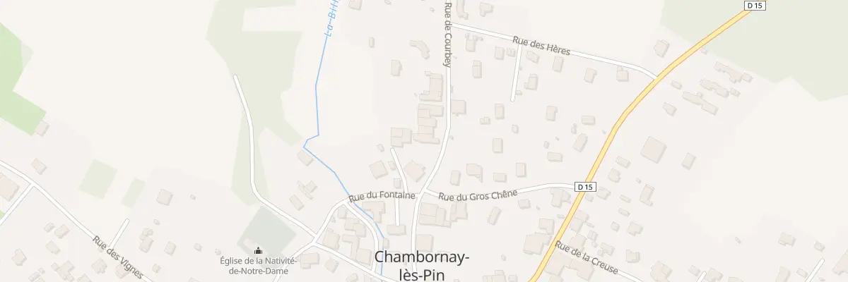 Plan du 7 Rue de Courbey à Chambornay-lès-Pin