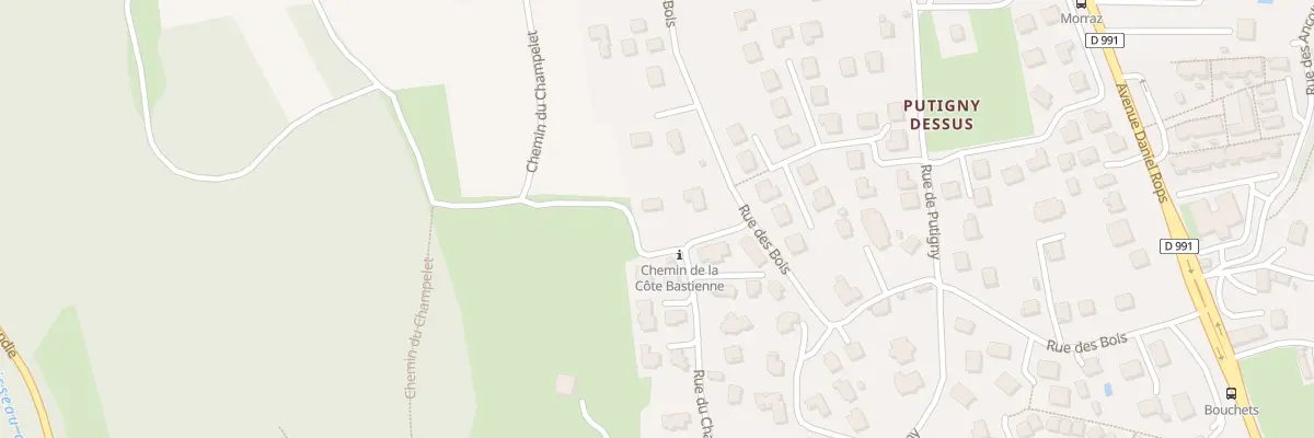 Plan du 315 Rue du Champet à Chambéry