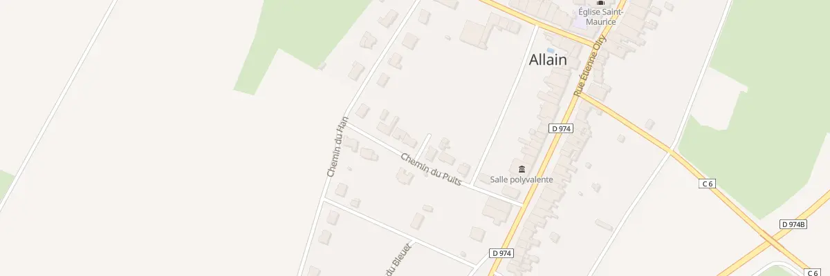 Plan du 6 Che du Puits à Allain