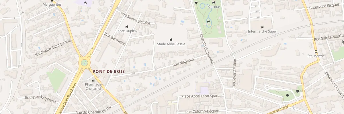 Plan du 110 Rue Magenta à Toulon