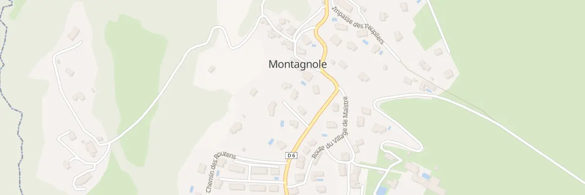 Plan du 1310B Rte de Montagnole à Montagnole