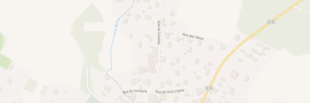 Plan du 17 Rue de Courbey à Chambornay-lès-Pin