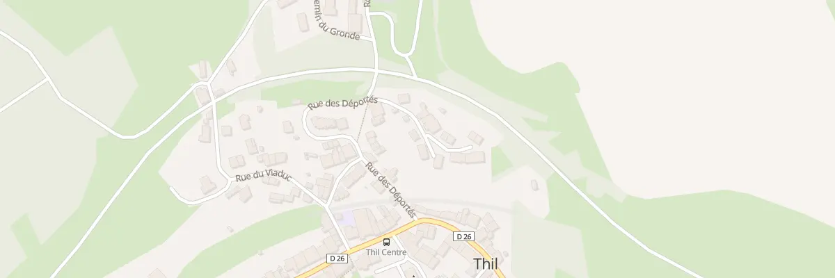 Plan du 32 Rue des Déportés à Thil