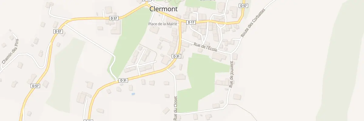 Plan du 101 Rte de Rumilly à Clermont