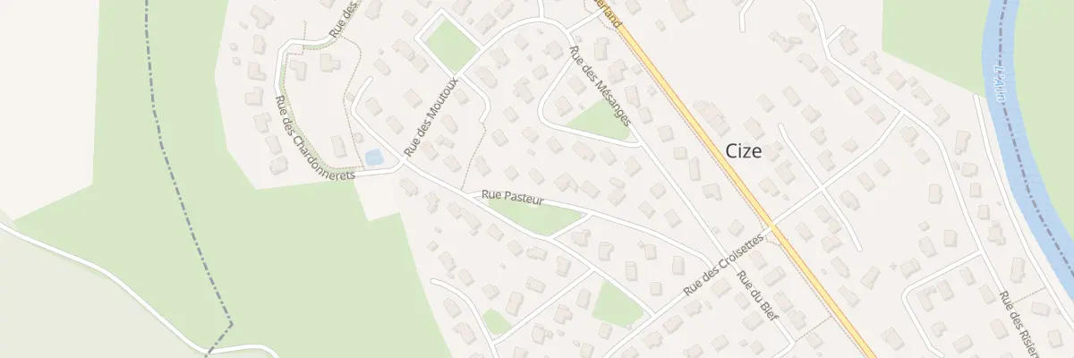 Plan du 10 Rue Pasteur à Cize