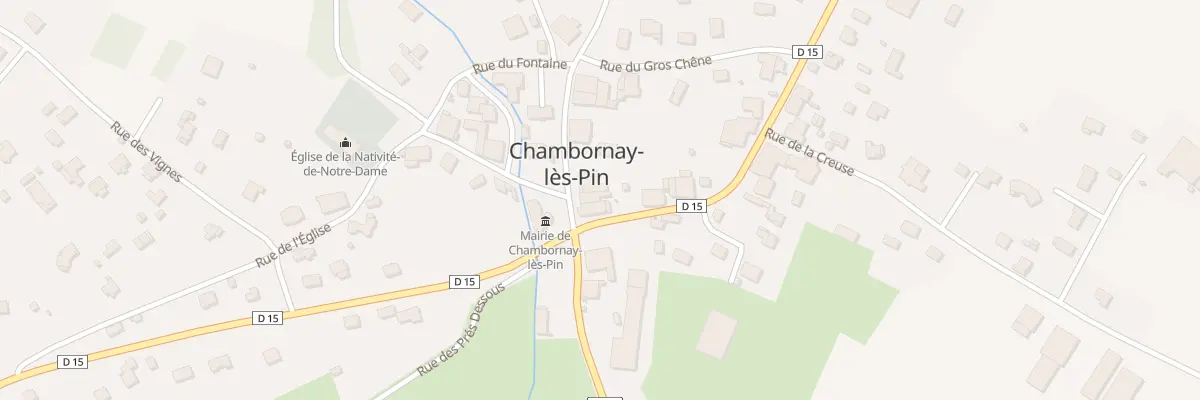 Plan du 5001 Rue de Courbey à Chambornay-lès-Pin