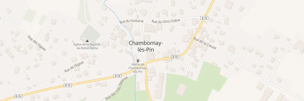 Plan du 4 Rue de Courbey à Chambornay-lès-Pin