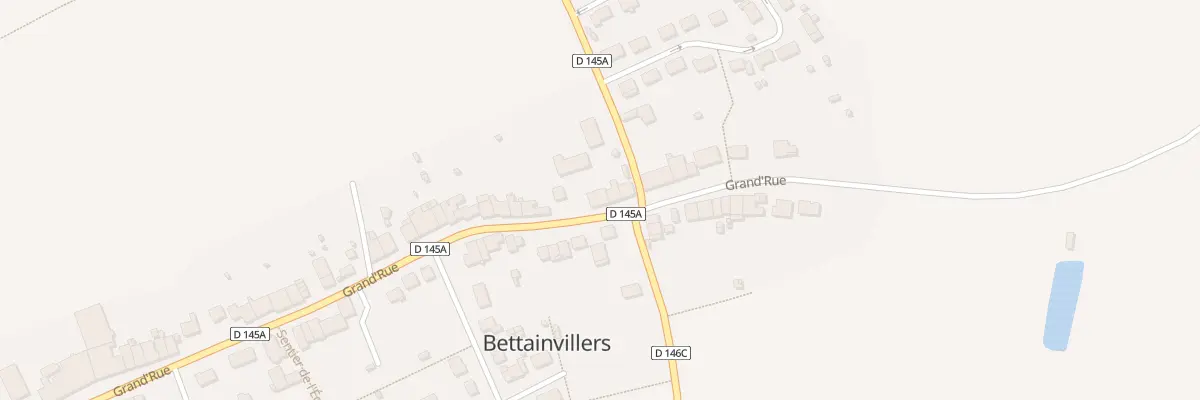 Plan du 18 Rue Grand Rue à Bettainvillers
