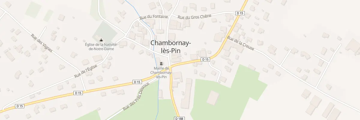 Plan du 1 Rue du Chanois à Chambornay-lès-Pin