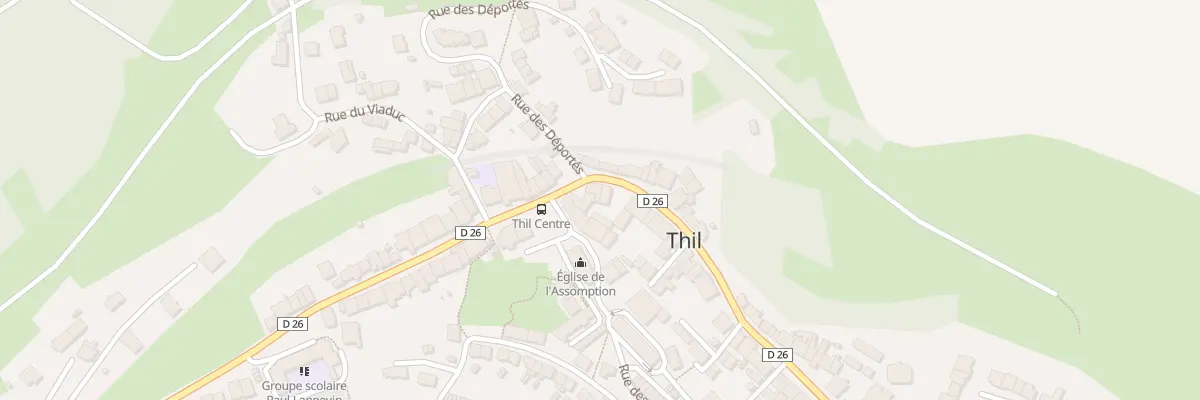 Plan du 50 Rue Paul Langevin à Thil