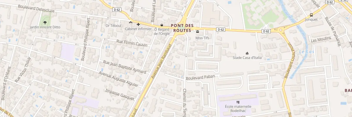 Plan du 473 Che du Temple à Toulon