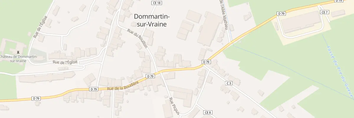 Plan du 659 Rue De La Boudiere à Dommartin-sur-Vraine