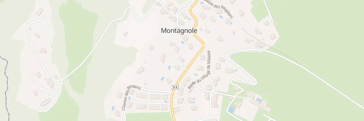 Plan du 1310 Rte de Montagnole à Montagnole