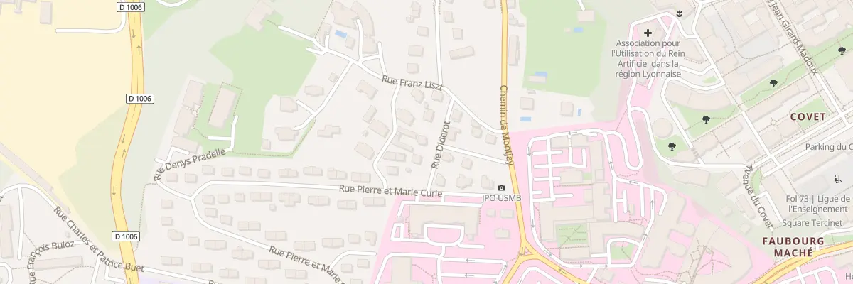 Plan du 6 Rue Diderot à Chambéry