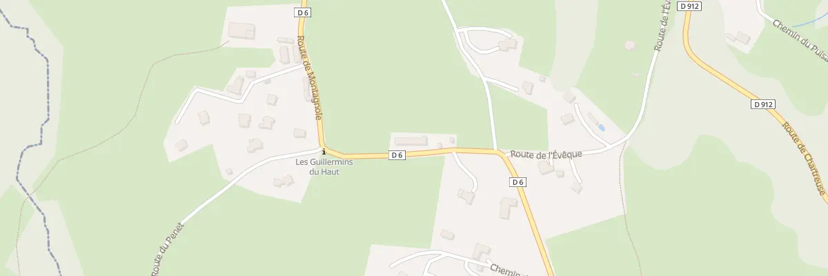 Plan du 2525 Rte de Montagnole à Montagnole