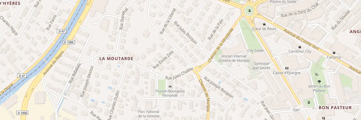 Plan du 39 Rue Argentine à Chambéry
