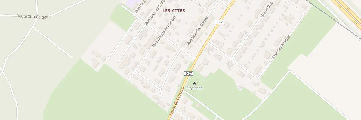 Plan du 1 Rue Marechal Lyautey à Errouville