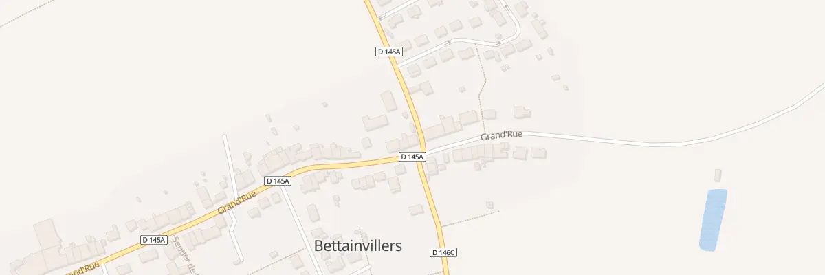 Plan du 14 Rue Grand Rue à Bettainvillers