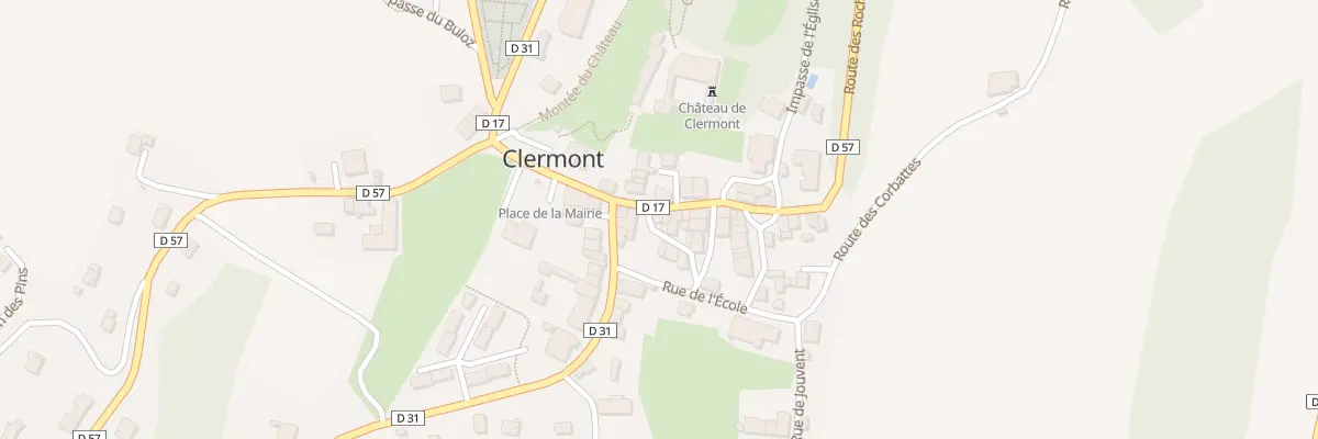 Plan du 21 Pas du Vieux Village à Clermont
