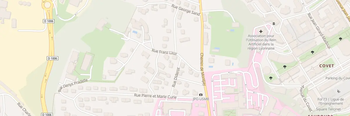Plan du 2 Rue Diderot à Chambéry
