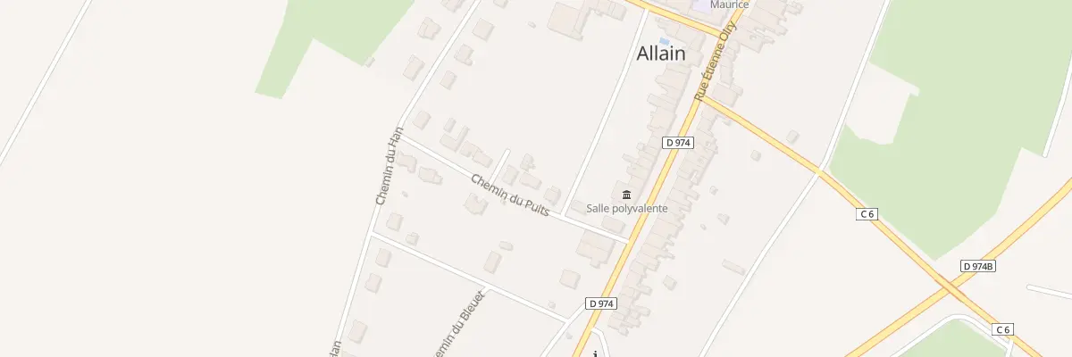 Plan du 2 Che du Puits à Allain