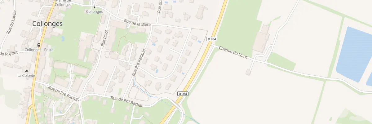 Plan du 136 Rue de Pre Fleuri à Collonges