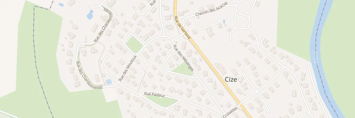 Plan du 2 Rue des Mésanges à Cize
