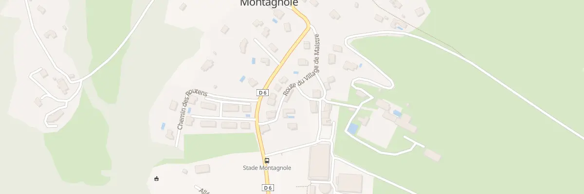 Plan du 95 Rte du Village de Maistre à Montagnole