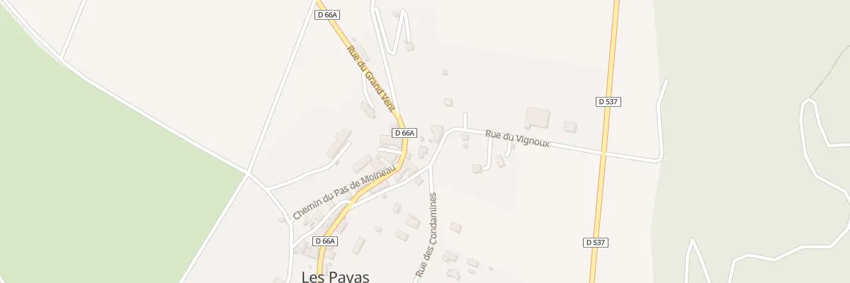 Plan du 125 Rue du Vignoux à Pellafol
