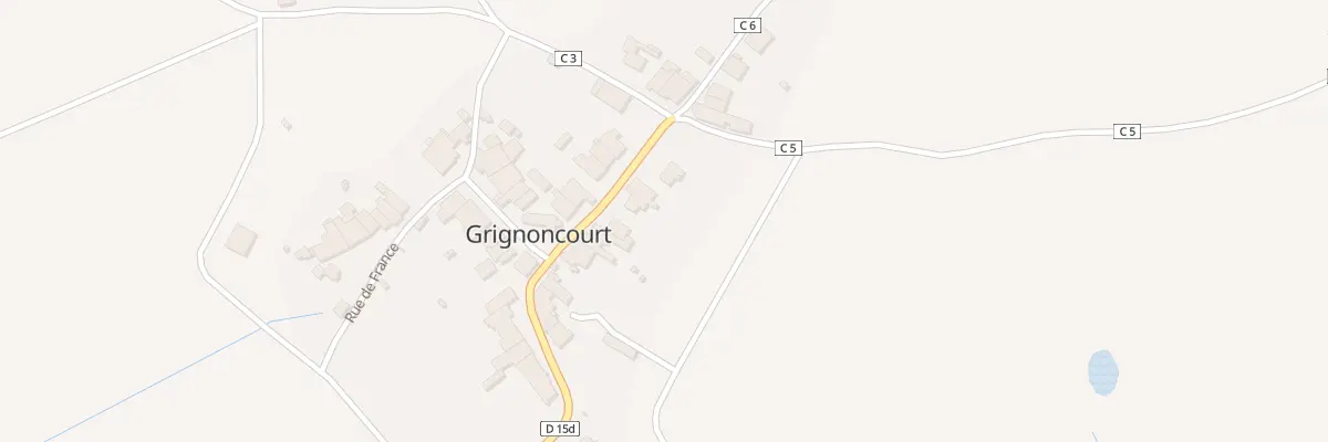 Plan du 74 Rue de Monthureux à Grignoncourt