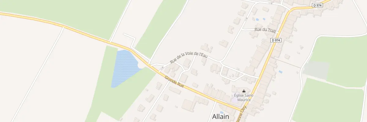 Plan du 2 Rue de la Cour à Allain