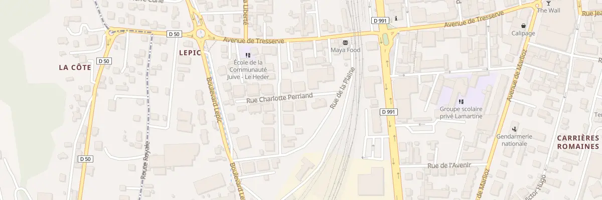 Plan du 64 Rue Jean-Louis Chanéac à Aix-les-Bains